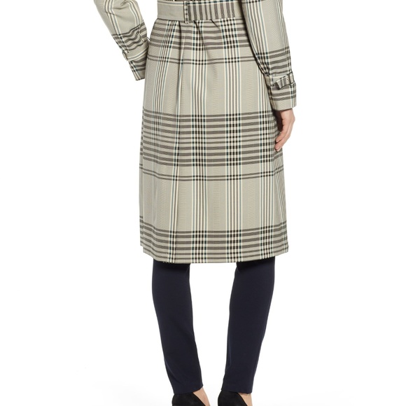 Ted Baker London Buckle Cuff Check Trench Coat - Picture 4 of 8